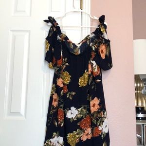 umgee off the shoulder dress